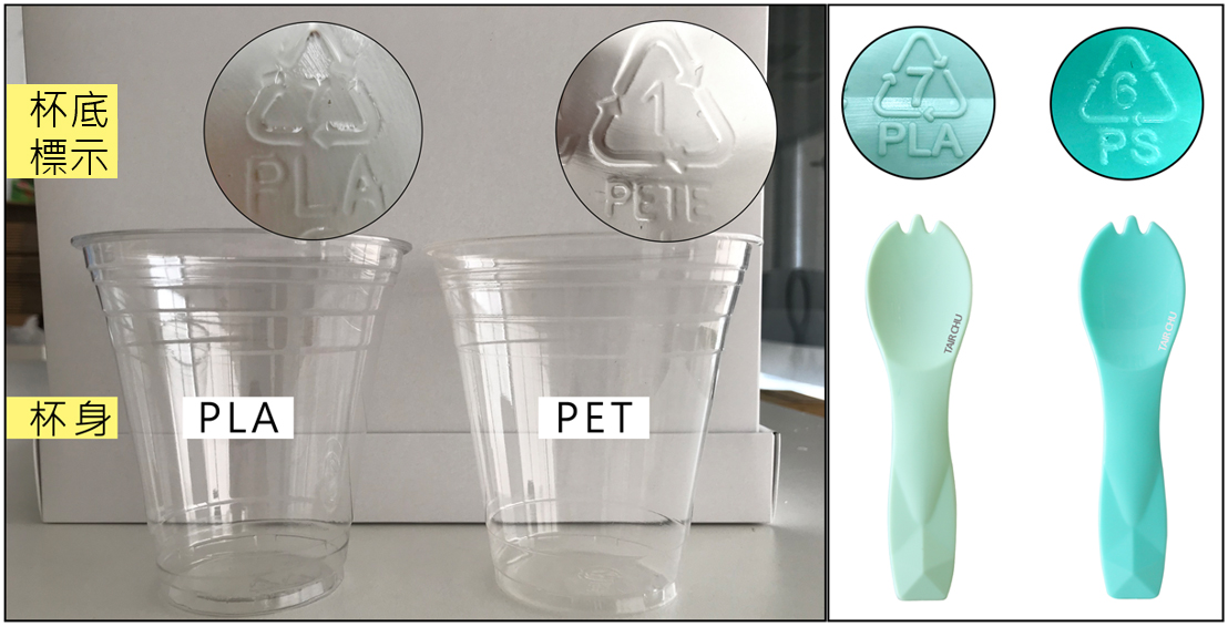 辨別PLA杯與PET杯的差異