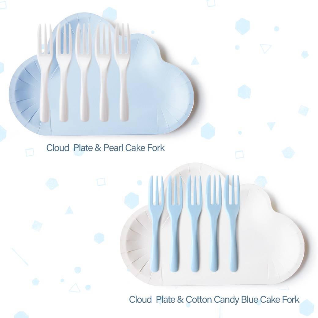 cake plate and cake fork