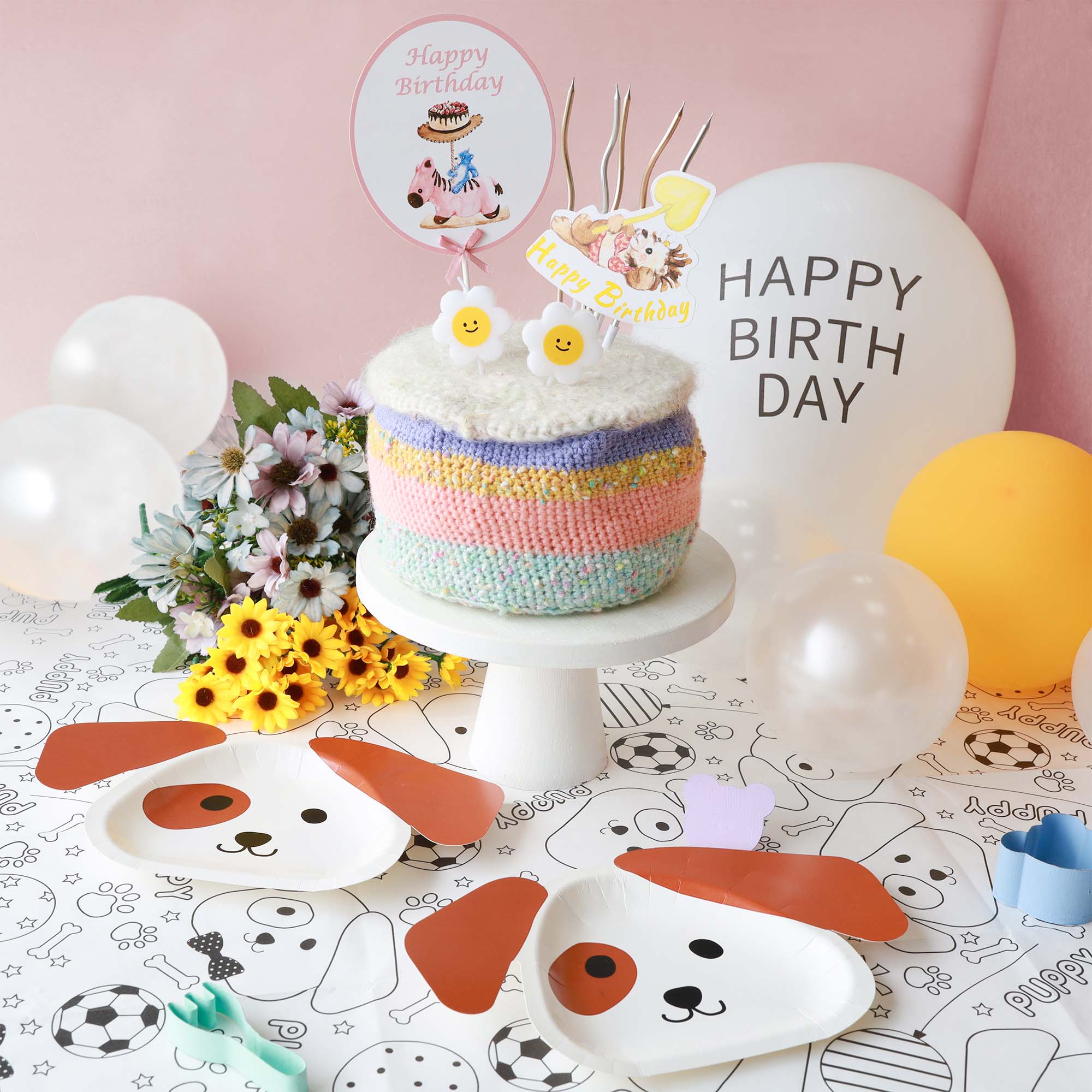 デザインされたデザートプレートは、デザートの状態を変えずに画面の認識度を高めます。