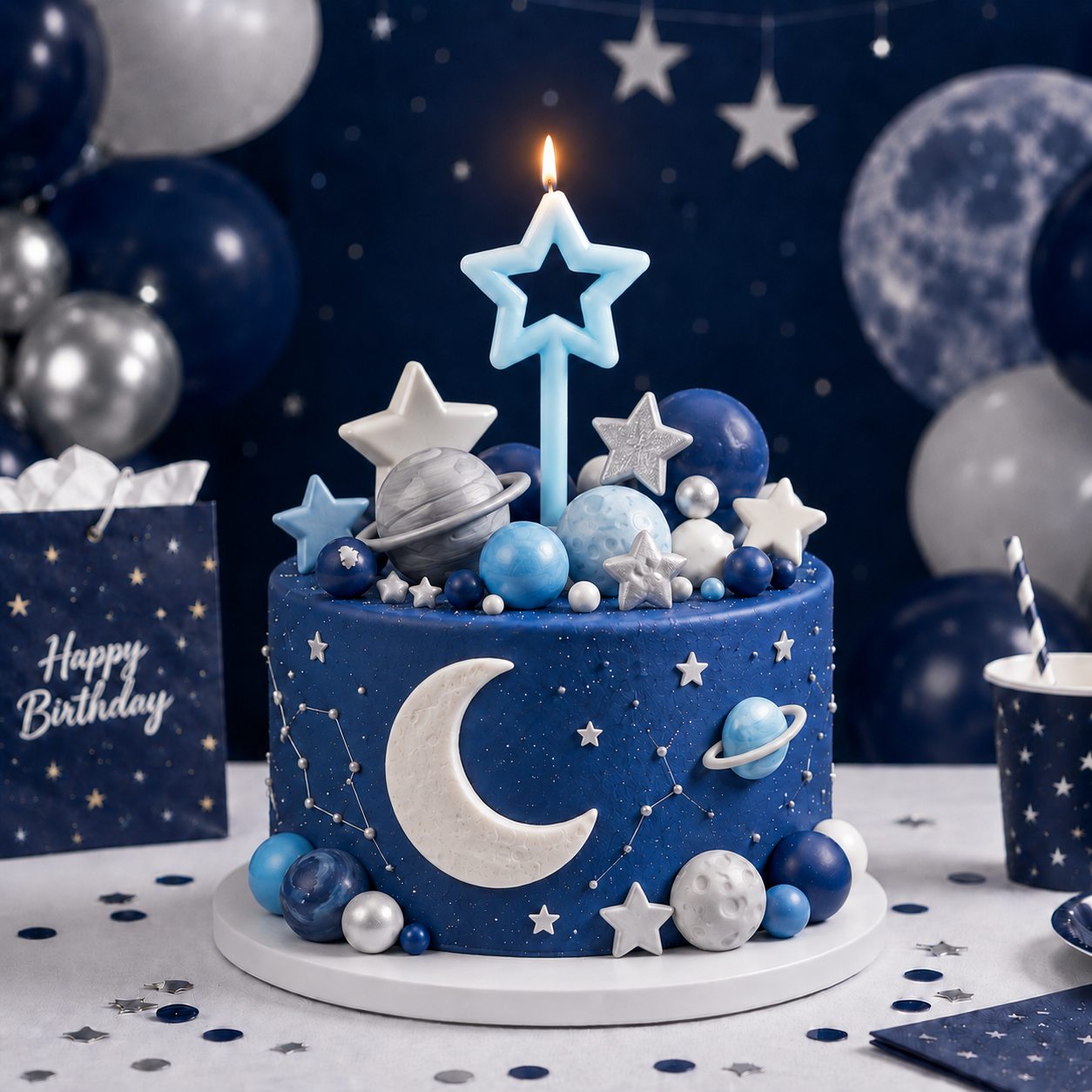 苔曙오각별 모양 양초, 생일 양초 苔曙오각별 모양 양초, 생일 양초