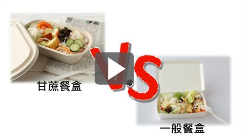苔曙環保外帶餐盒v.s一般連蓋紙餐盒小影片