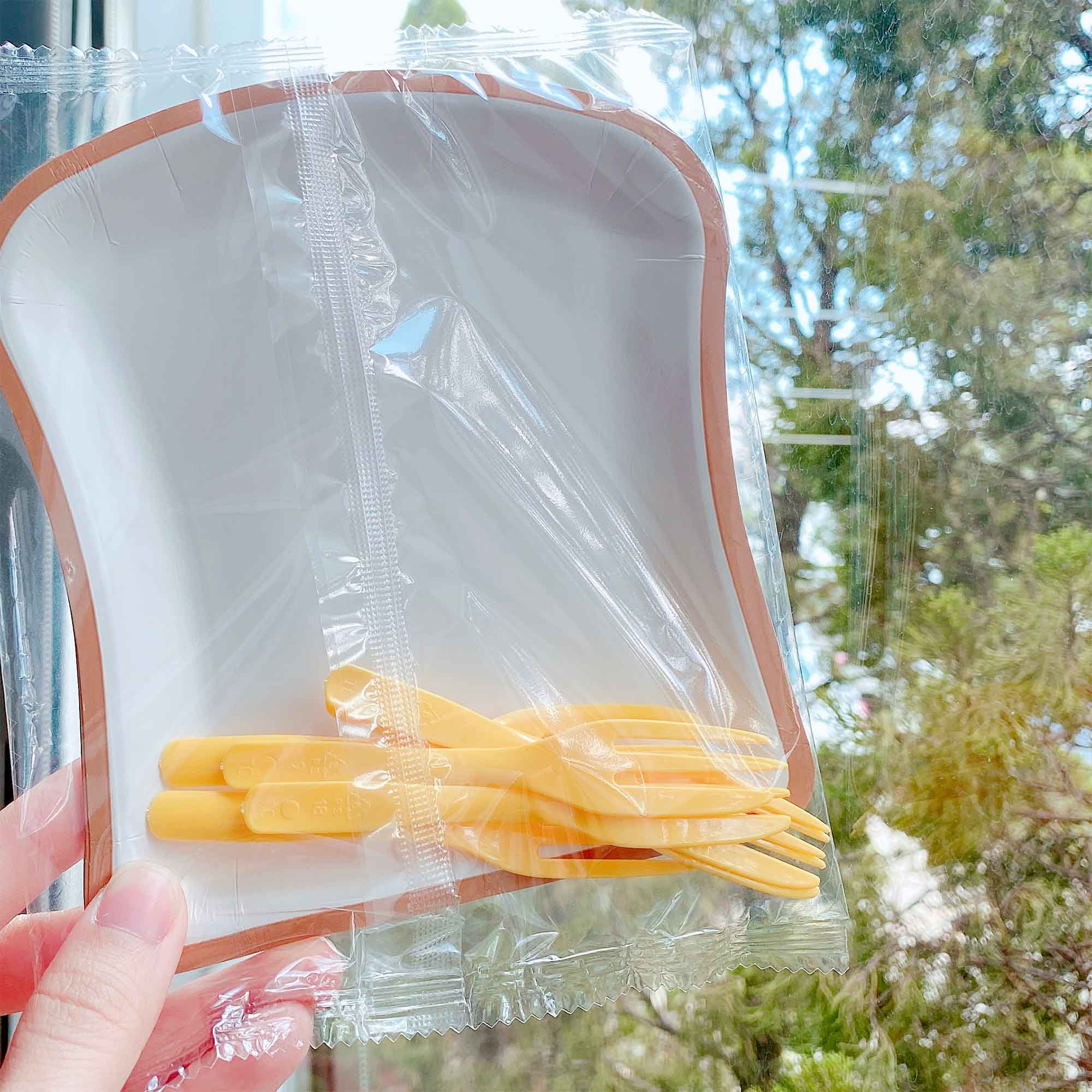 Tair Chu plateau à gâteau en forme de toast